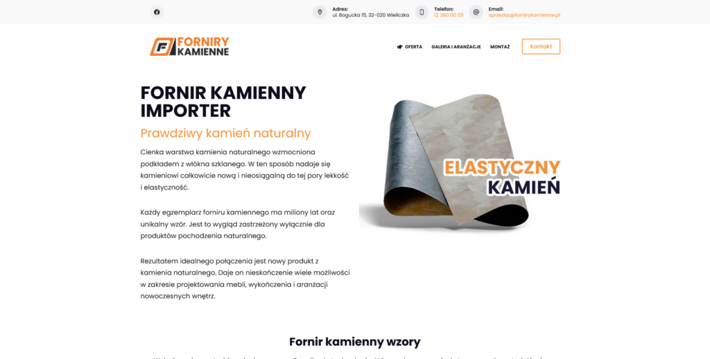 strona internetowa fornirykamienne.pl